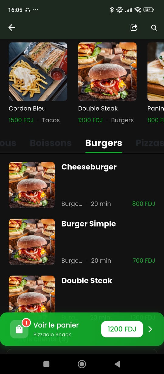 Détail d'un plat
